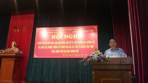 12.000 lái, phụ xe Hà Nội được tập huấn ATGT ảnh 1